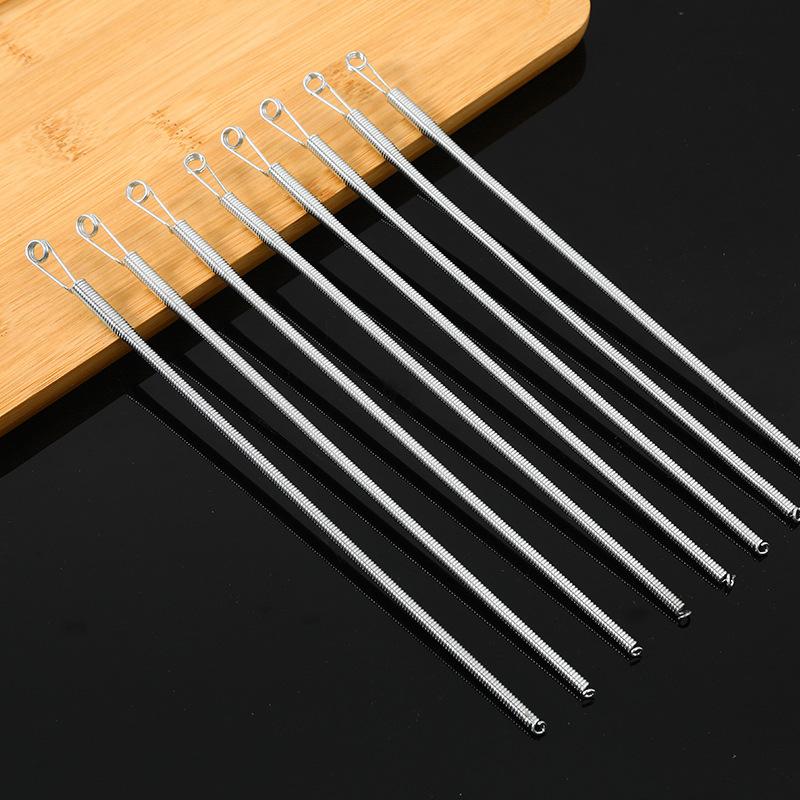 5 count Spring Loop Threader Tool with Rope Threader Clip, Elastic Drawstring Puller for Hoodies, Pants, Jackets and Sweatpants