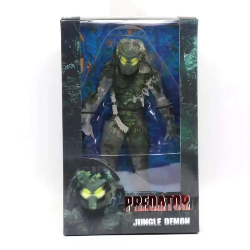Neca Predator Schwarzenegger 30th Anniversary Jungle Hunter Figure Model, Decorative Ornament, Halloween Gift, Christmas Gift, Party Gift