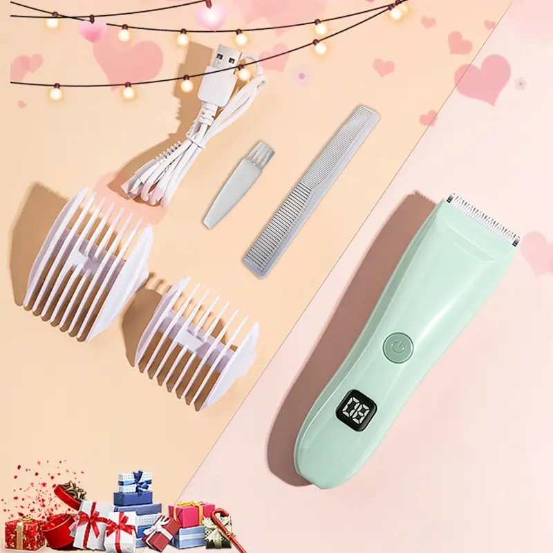 New Small Fresh Electric Trimmer with Digital Display Multi functional Salon Home Hotel Specific, Suitable for Holiday Gift Giving