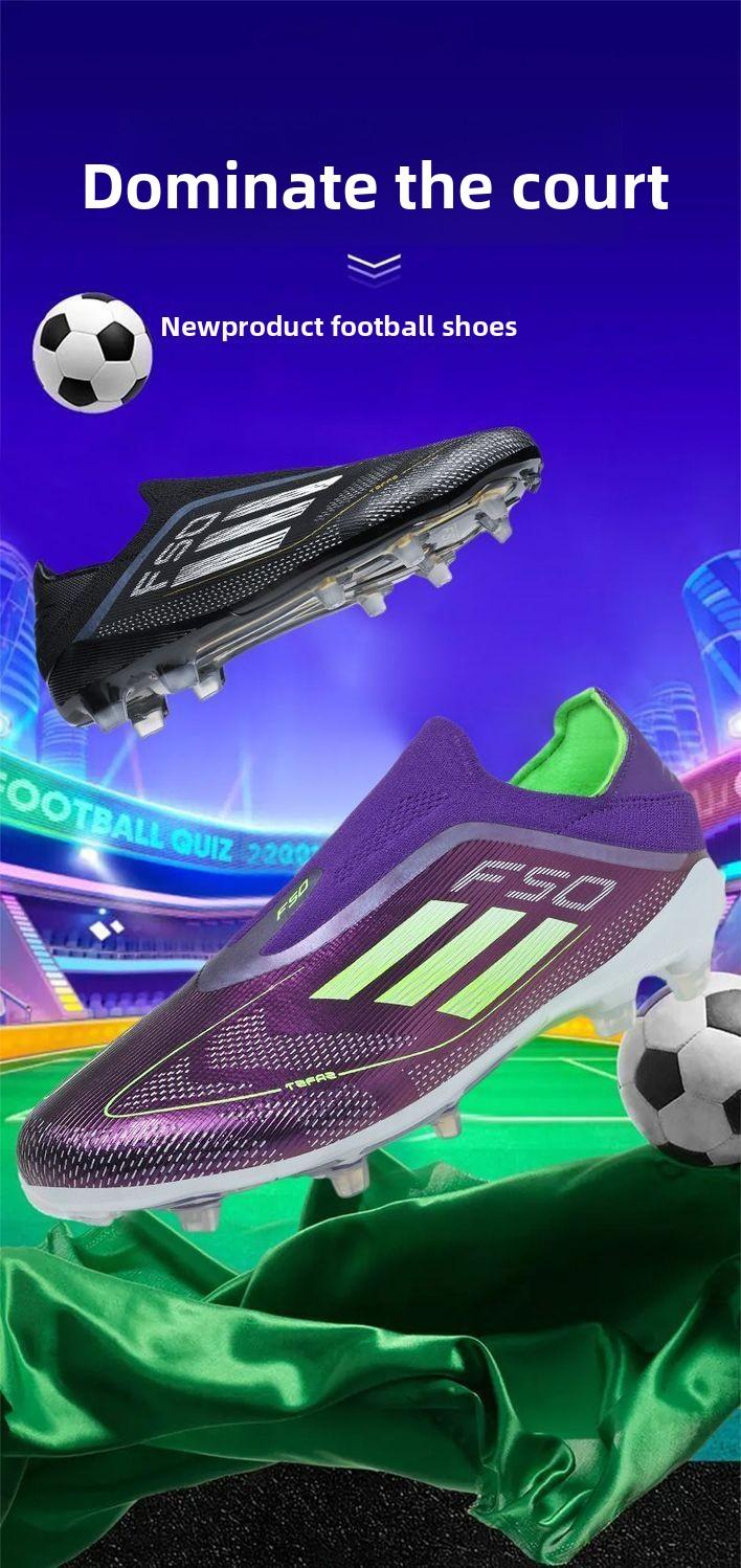 Football shoes for teenagers, student football shoes for both men and women, TF cleats, AG long spikes