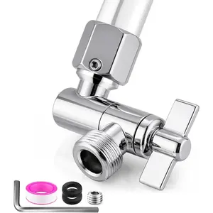 Adjustable Shower Head Extension Adapter Shower Head Elbow Adapter 360 °   Rotating Extension Connector,Universal G1/2 304 Stainless Steel Shower Arm Extention for Fixed and Rain Shower Head (Chrome)