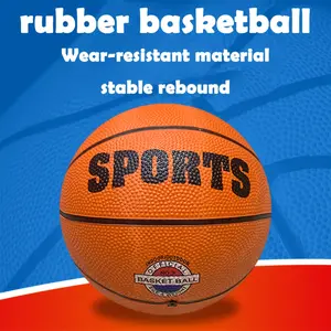 Orange Basketball, Father'S Day Gift, Adult Rubber No. 3 Basketball, High Elasticity And Wear-Resistant Training Basketball, Suitable for Indoor And Outdoor Sports And Fitness, Decorative Gift Ball