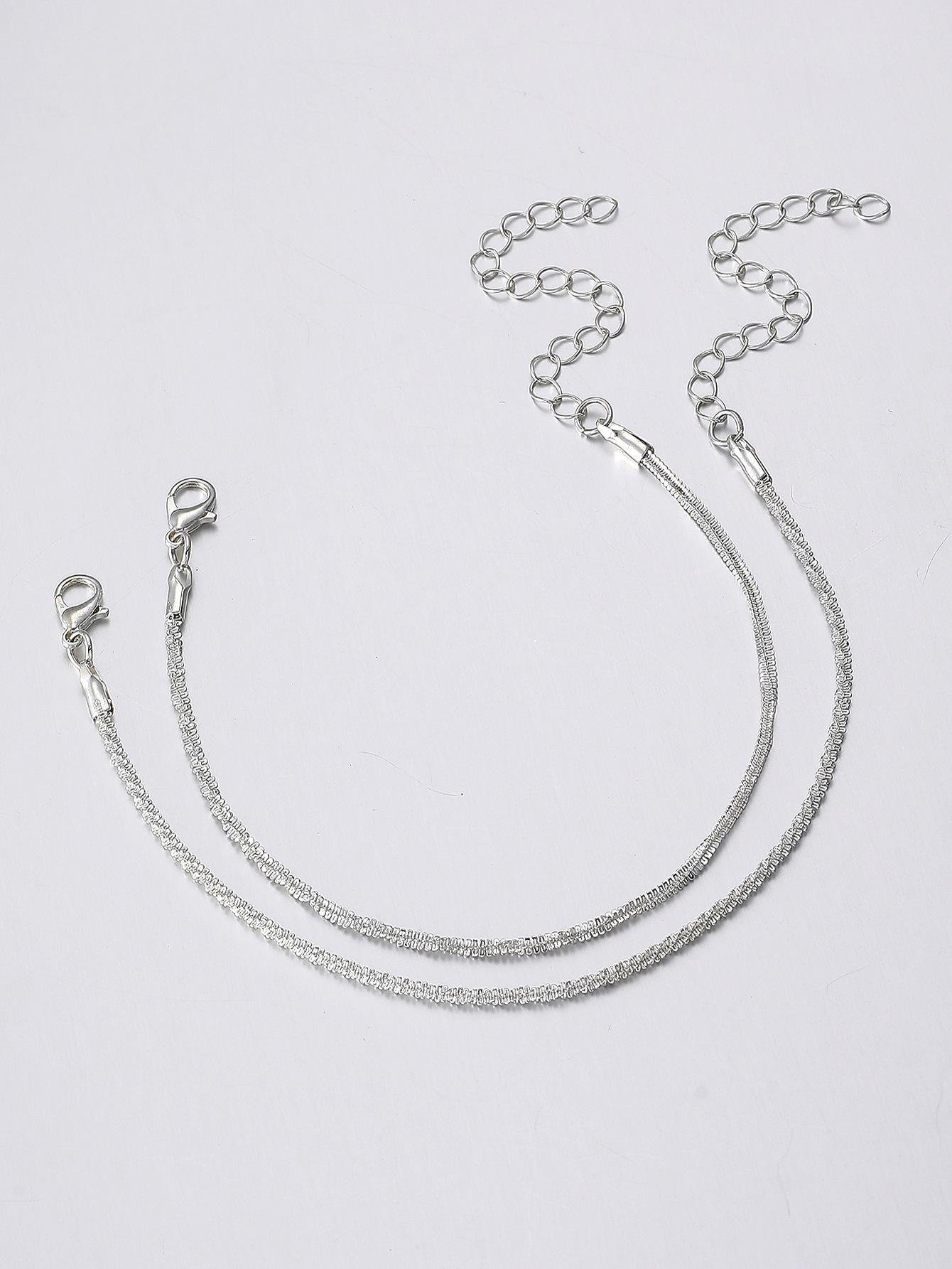 Fashionable and trendy beach hot-selling sparkling anklet for women, high-end minimalist style, glittering starry anklet, foot jewelry gift