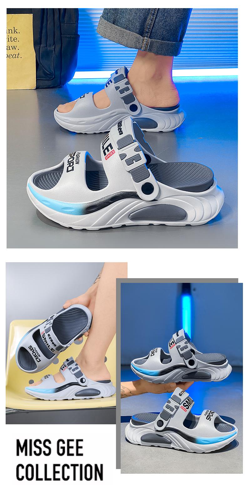 2-in-1 Clog & Slide |     Adjustable Strap for Men & Women |     Beach to Street