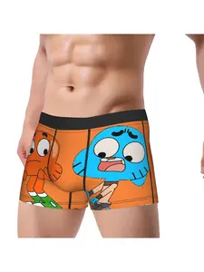 1piece What The Amazing World of Gumball Underpants Breathbale Panties Man Underwear Sexy Shorts Boxer Briefs