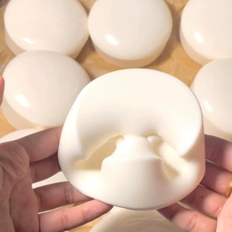 Blue Maltose Squishy Toy Cute Mochi Anti Stress Fidget Toy Soft Simulated Bule Transparent Ball Quick-rebound Decompression Toy