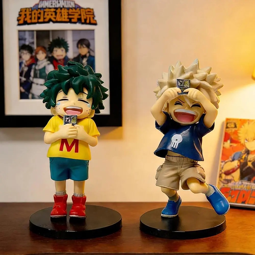 Anime My Hero Academia Childhood Izuku Midoriya & Katsuki Bakugo Action Figures, Anime Collectibles, Toys & Hobbies Classic Novelty Decorations for Gifting