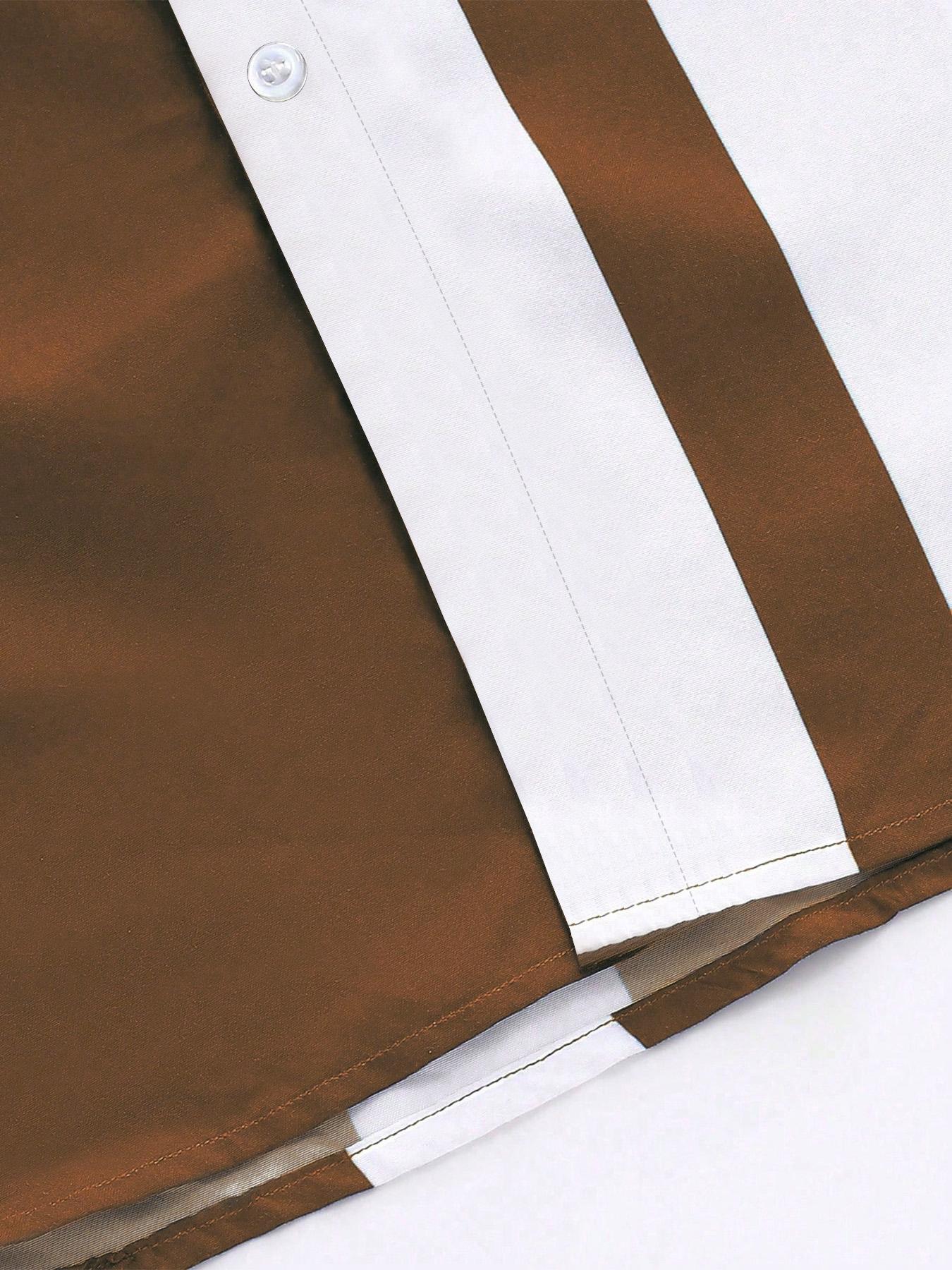 Men's Colorblock Print Short Sleeve Top & Pants Loungewear Two-Piece Set, Regular Fit Casual Comfy Top & Trousers Pj Set, Men's Sleepwear Set for All Seasons