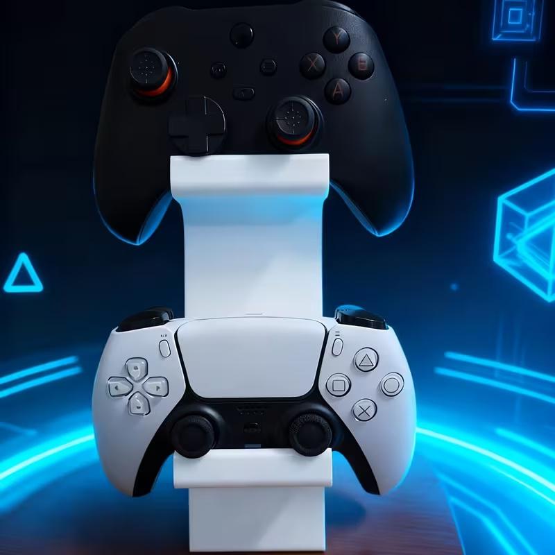 3D Printed Controller Holder and Headphone Holder Saves Desktop Space and Is Suitable for Game Controller Storage Racks, Controller Holders, Headphone Holders and Other Game Accessories