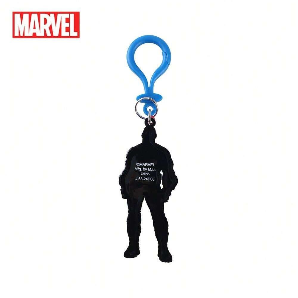 1PC Marvel Officially Licensed Superhero Deadpool Captain America Spider-Man Iron Man Soft Touch Key Holder Cute Keyring Keychain stocking stuffers Decoration Bag Hangings Souvenir for Family Friends Marvel Fans Anniversary Birthday Christmas Gifts