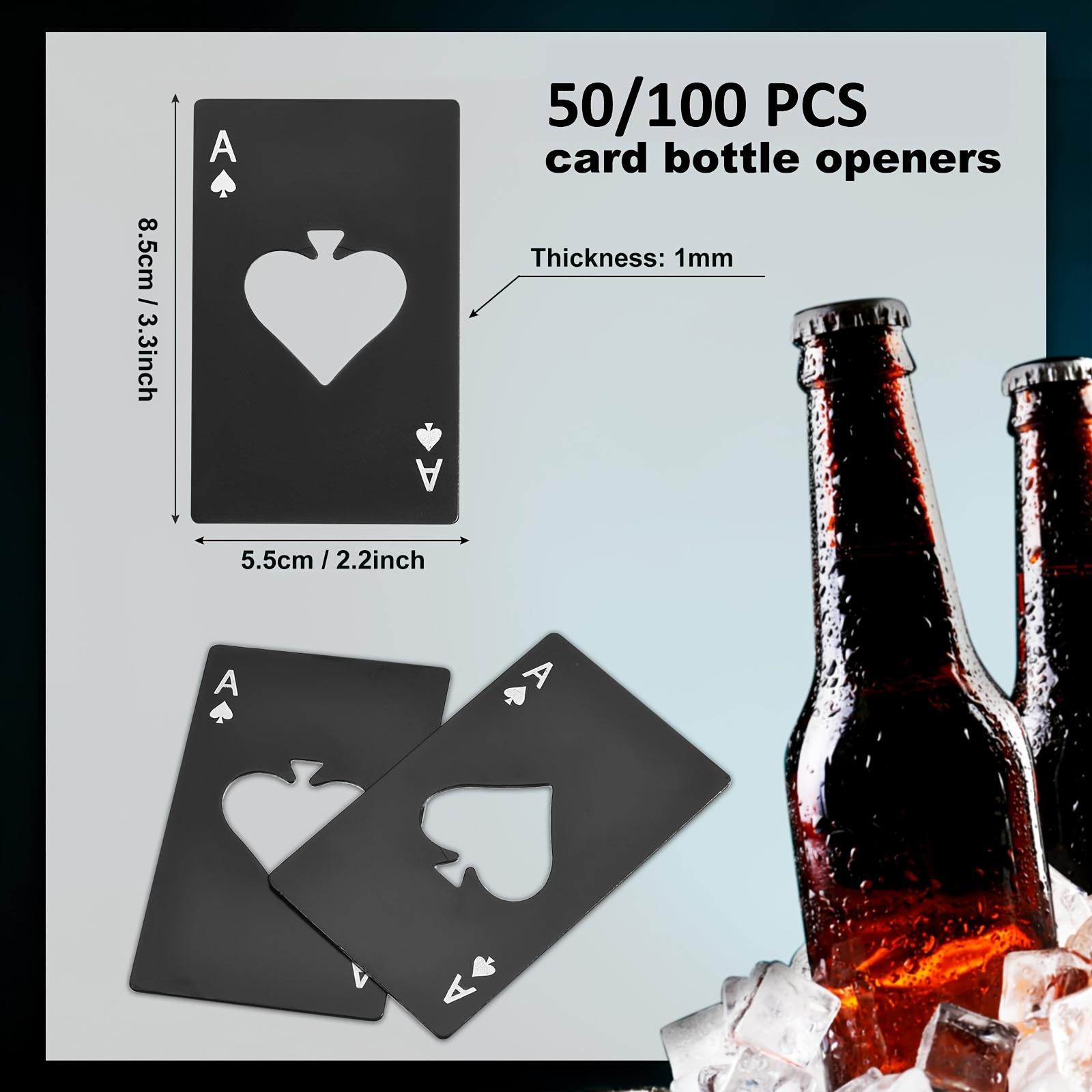 For Weddings, Anniversaries & Birthdays, Creative Bottle Opener Solution, 50 Pcs Hollow Ace of Spades Poker Stainless Steel Wine Bottle Opener, Stainless Steel Beer Opener, Effortlessly Prepare Party Favors, Party Favor Supplies For Weddings, Anniversaries & Birthdays, Creative Bottle Opener Solution, 50 Pcs Hollow Ace of Spades Poker Stainless Steel Wine Bottle Opener, Stainless Steel Beer Opener, Effortlessly Prepare Party Favors, Party Favor Supplies