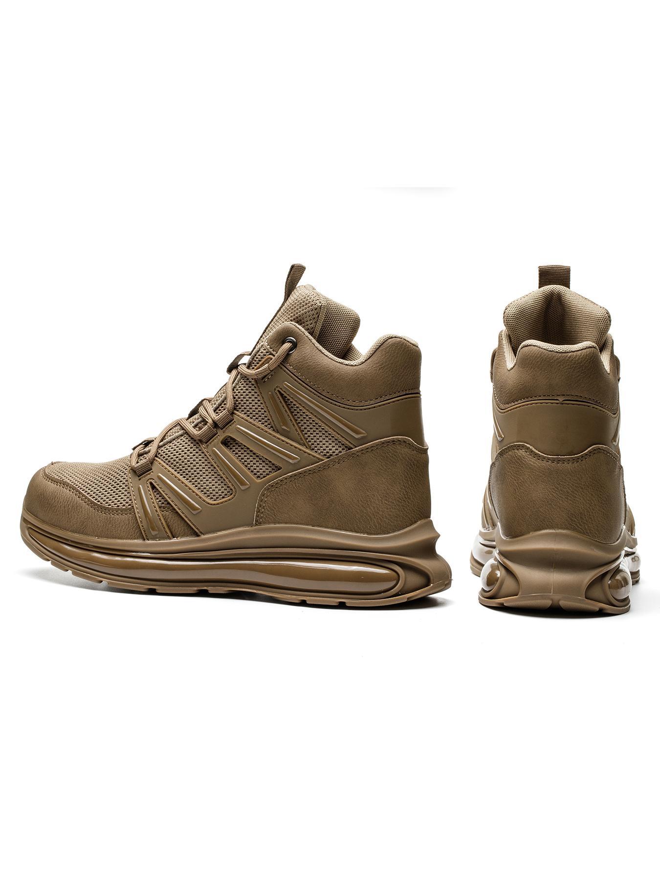 Men's Letter Pattern Steel Toe Slip Resistant Puncture Proof Construction Safety Work Shoes As Gift, Lightweight Breathable Anti-slip Work Shoes Steel Toe Sneakers