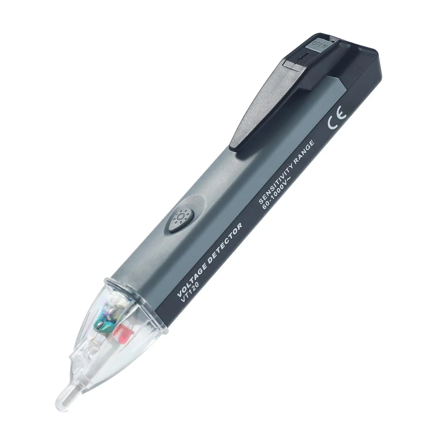 Non-Contact Voltage Tester,LED Flashlight,Buzzer Alarm,AC Voltage Detector Pen,Test 60V - 1000V for Live/Null Wire Judgment