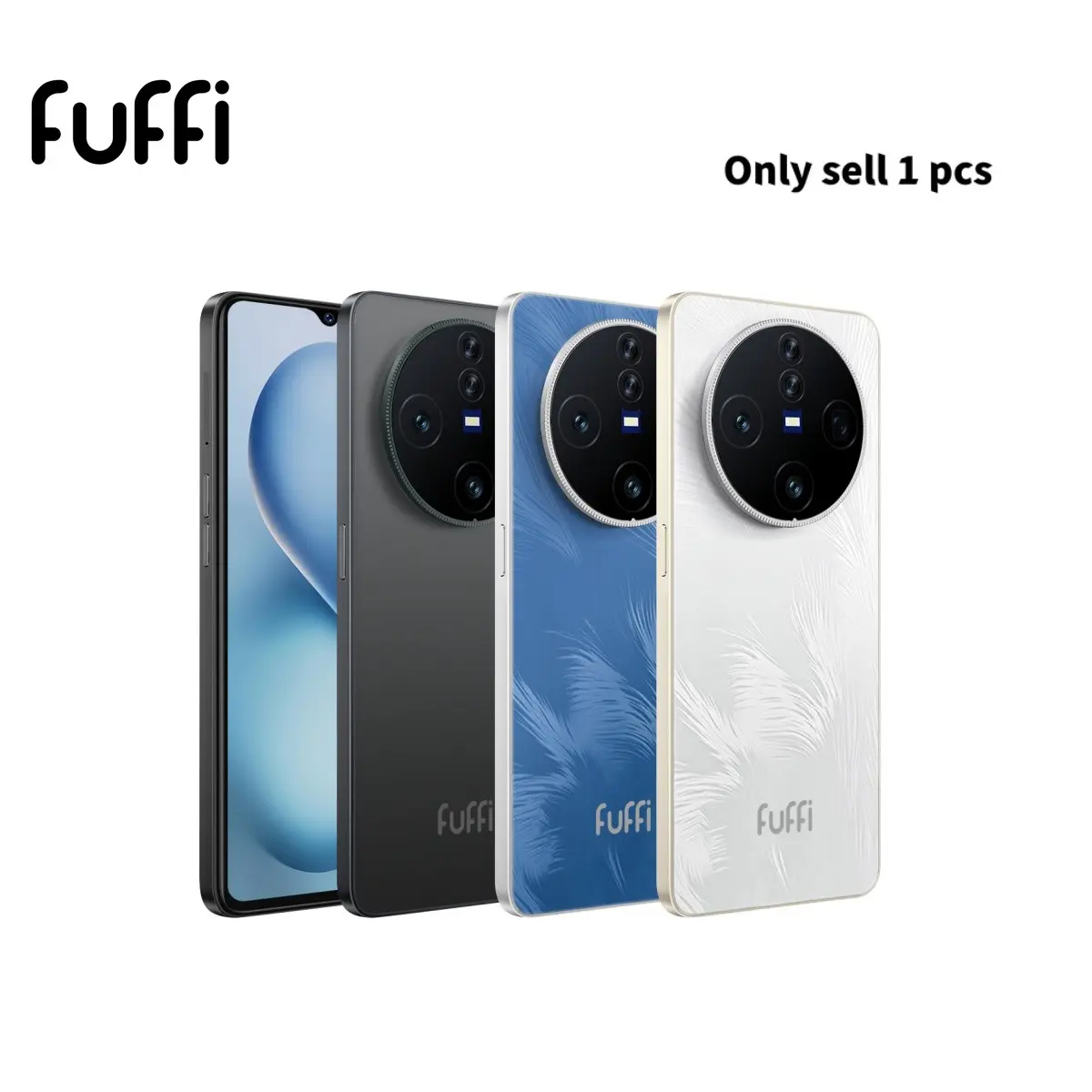 FUFFi-4G network smartphone, 6GB RAM+128GB ROM, 6.53-inch high-definition screen, 16 million pixels, 4000mAh battery, dual SIM dual standby, eight core processor, Android phone, GPS