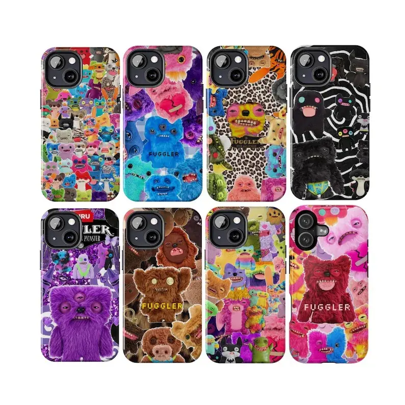 Fuggler Funny Ugly Monster Phone Case, Quirky Plush Creature Aestheticfor iPhone17 ProMax /16/15/14/13/12/11 Plus for Samsung phones, suitable for both men and women,, Weird Core, Creepy Cute, Gift