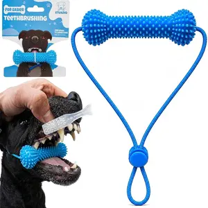 Pet Chewing Stick, Dual-Ended Chew Toy, Self-Amusement Cat Dog Toy, Oral Care Pet Brush, Quick Teeth Cleaning, Pet Supplies