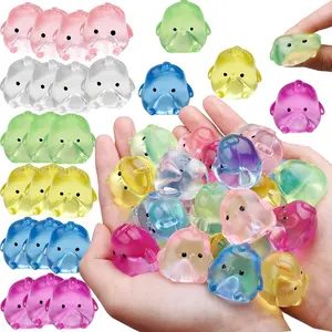 Mini Chick Sensory Fidget Toys, 24 Pack Party Favors Squishies for Kids, Treasure Box Toys for Classroom, Stress Relief Squishy Toys for Adults Kidsfidget toys
