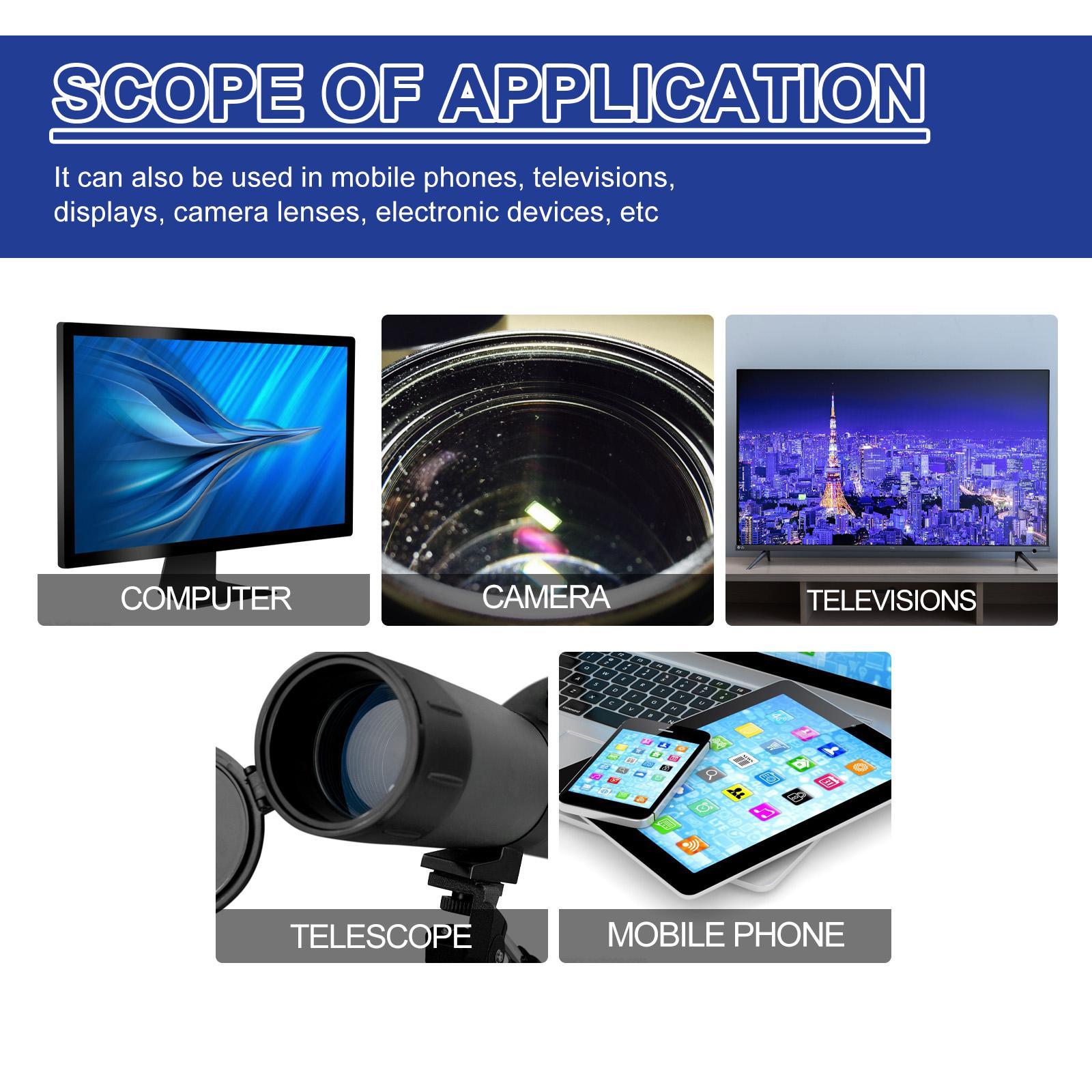 2pcs Screen Coating Agent Phone Screen Cleaner Anti-Scratch Anti-Fingerprint Glass Hydrophobic Oleophobic Coating Liquid