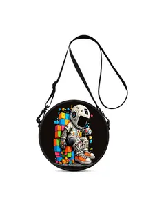 2D Astronaut Pattern Print Lightweight Women's Crossbody Bag,a perfect gift for female friends and familyIt can be worn crossbody,single shoulder,double shoulder or carried by hand,ideal for commuting,outdoor activities,travel,daily leisure and school
