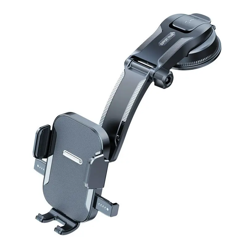 Car Phone Holder with Suction Cup, 360 Degree Rotatable Universal Car Navigation Stand, Adjustable Arm Auto Lock, Dashboard & Windshield Mount, Cellphone Car Holder, Cellphone Holder For Car