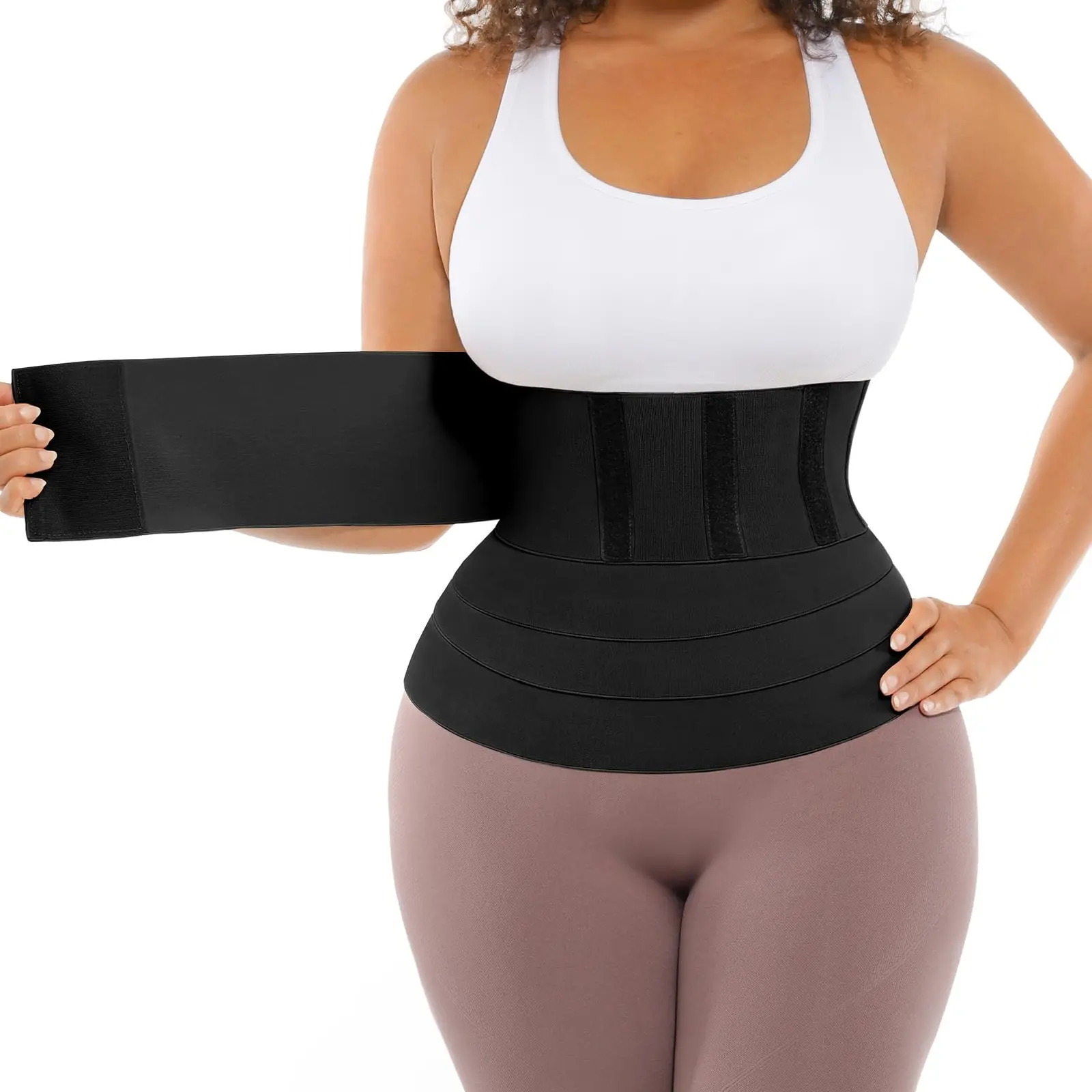 Women's Waist Cincher Belt, Slimming, Compression Belly Band, Plus Size Shapewear, Body Shaper Strap, Comfortable, Breathable & Stylish Design, Elastic, Wrap, Fits