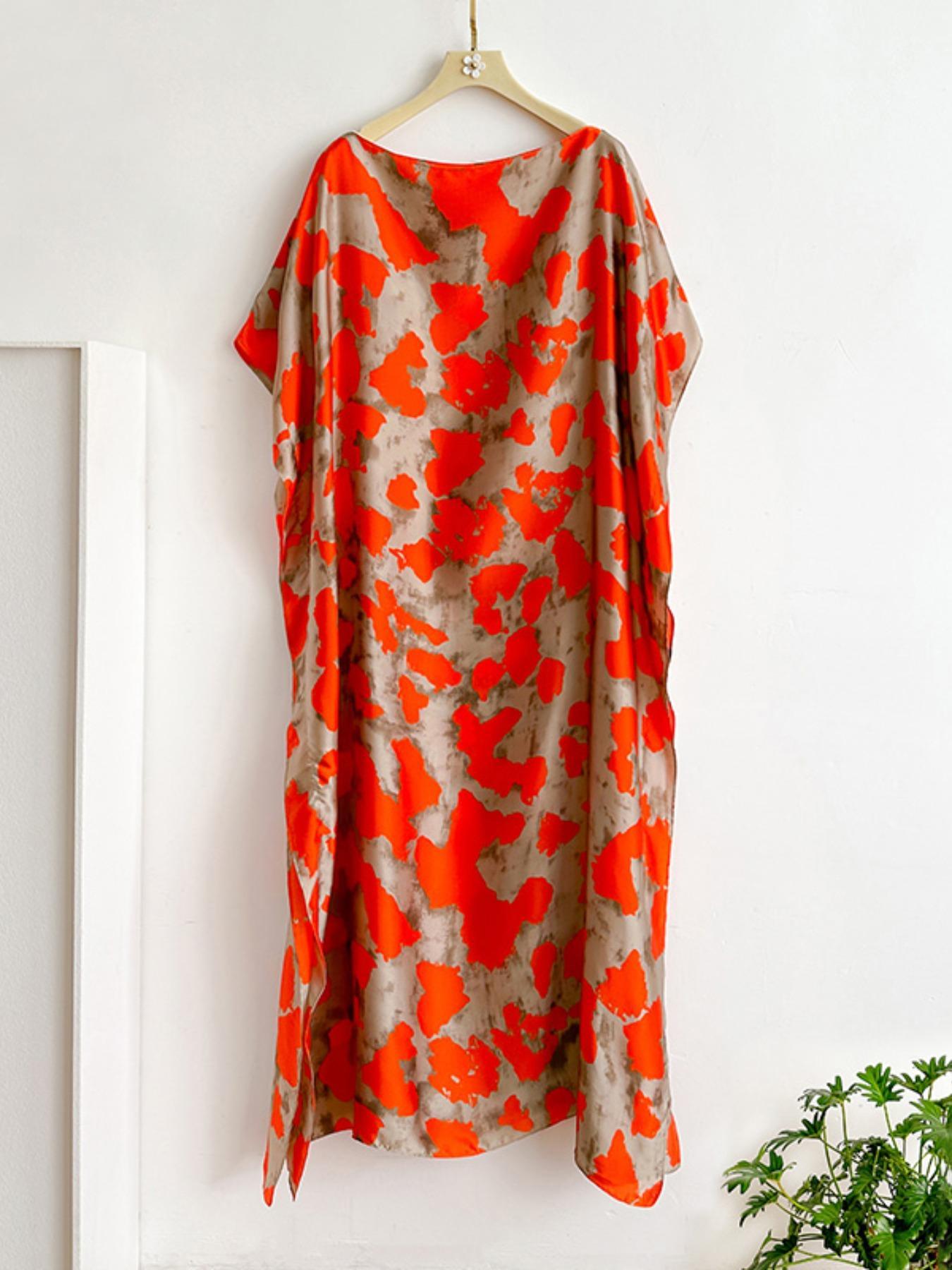 Women's Random Print Long Polyester Scarf, Modern Fashionable Soft Comfortable Shawl for Daily Wear, Casual Versatile Scarf for Women & Girls, Wrap