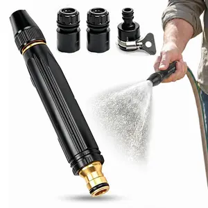 High Pressure Power Washer Nozzle with Connector Set,Direct spray gun,Power Jet Water with Three Spray Modes, Multi Function Watering Sprayer for Cleaning Yard Pets Car