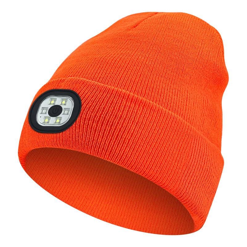 Women&Men LED Light Up Beanie Winter Hat – USB Rechargeable Warm Cap Gift for Men Him Father Outdoor