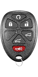 Key Fob Replacement Fits for Chevy Silverado Avalanche Equinox Express Traverse GMC Yukon Sierra Acadia 2007 2008 2009 2010 2011 2012 2013 Cadillac Escalade Car Keyless Entry Remote OUC60270 OUC60221