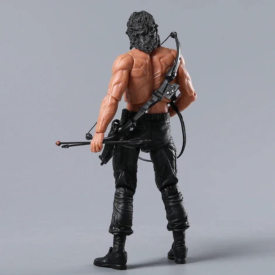 NECA Force Of Freedom Ultimate Rambo Collectible Action Figure Model ...