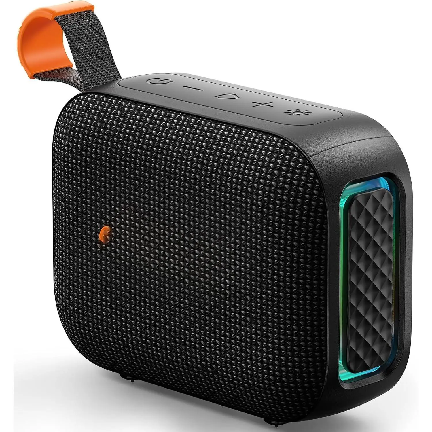 Portable  Speaker Line-in Support: IPX5   Sound Up to 24H Playtime, TWS Pairing, LED Light, Outdoor Speaker for Beach/Pool/Travel,  to School Gifts for Adult Teen-Black