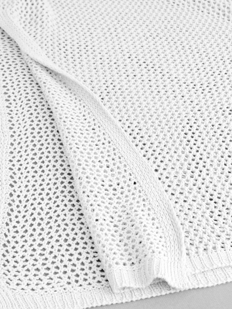 Women's Plain Hollow Out Split Thigh Tie Back Sheer Tank Dress, Summer Clothes Women, Casual V Neck Sleeveless Cover Up Dress for Summer, Ladies Clothes for Beach Holiday, Swimwear Coverups, Swimsuit Cover Up, Summer Swimming Cover