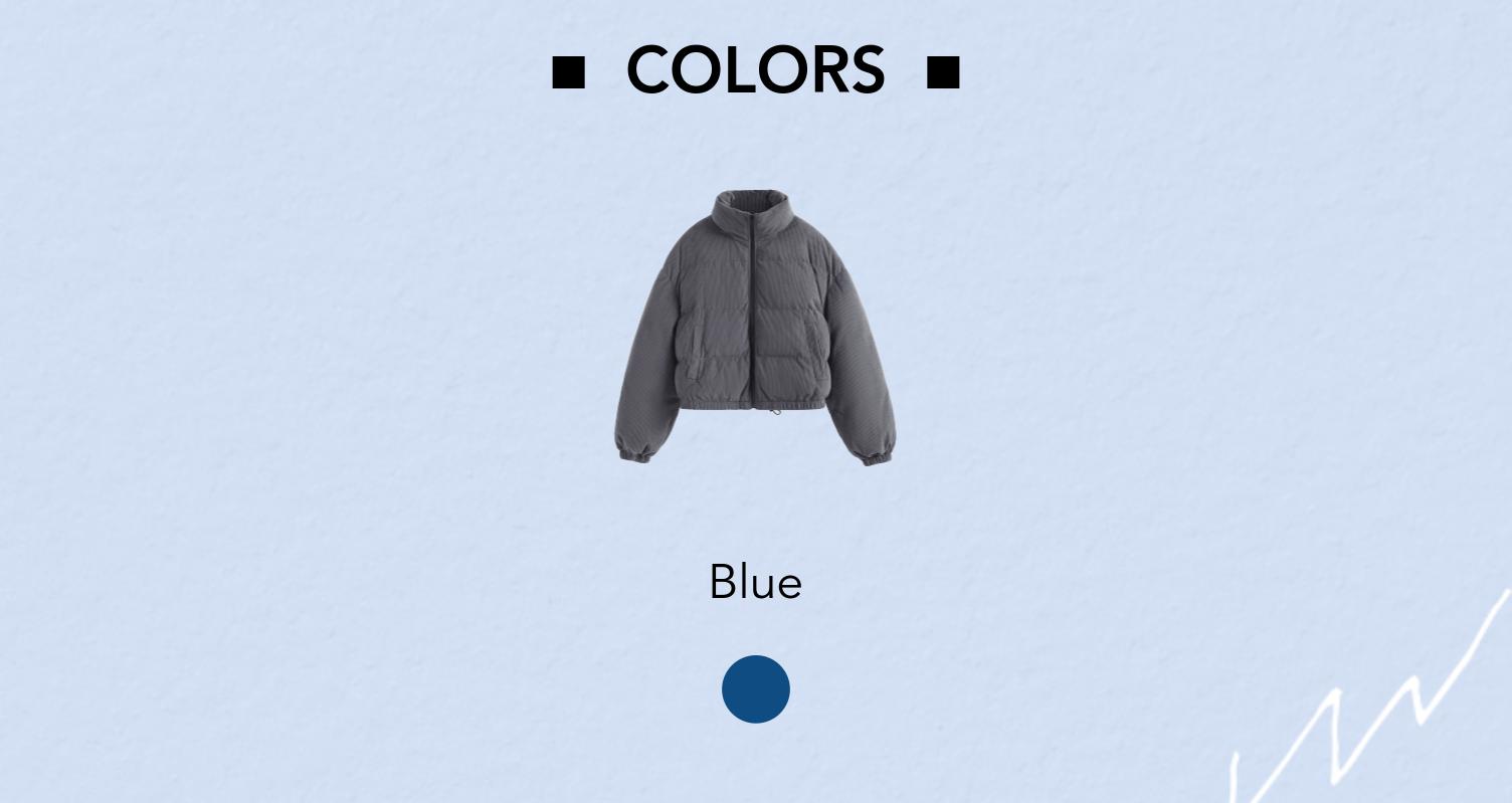 Cider [size 2-10] Corduroy Stand Collar Solid Pocket Puffer Jacket