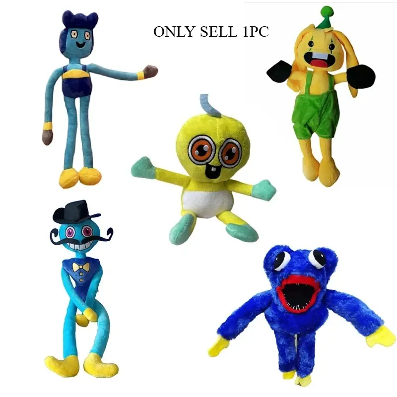 Cute Soft Fluffy Stuffed Doll Set Multi-Style Long-Limbed Plush Humanoid & Monster Figure Toys Gift for Kids Boys & Girls