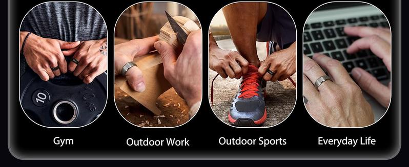 YADOCA Stainless Steel Rings for Mens Wedding Band Silver Black Fidget Ring Anxiety Relief Simple Engagement Promise Wedding Rings for Men and Women YADOCA Stainless Steel Rings for Mens Wedding Band Silver Black Fidget Ring Anxiety Relief Simple Engagement Promise Wedding Rings for Men and Women