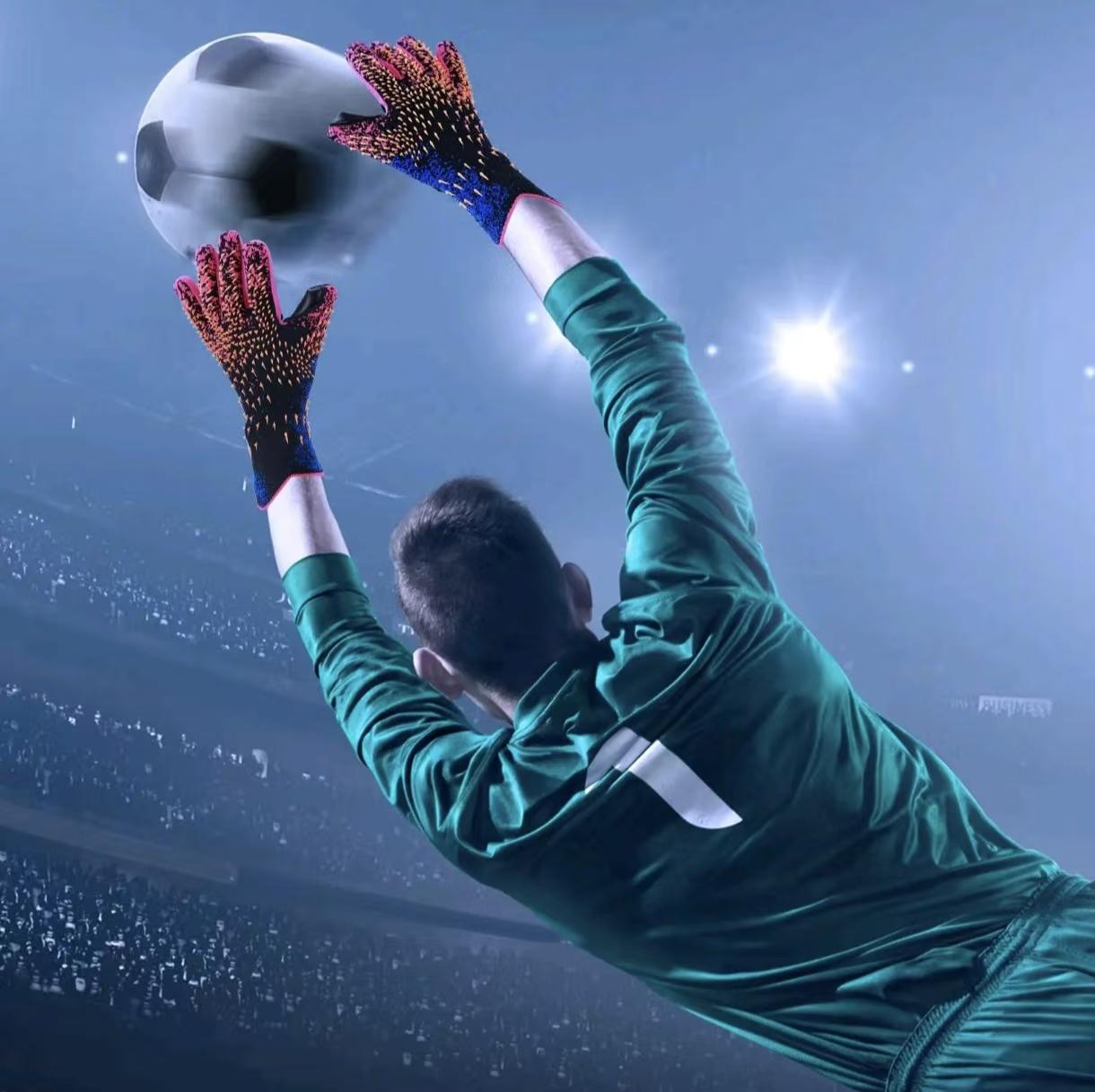 Comfortable Football Goalkeeper Gloves, Non-Slip Wear-Resistant Football Gloves, Soccer Hand Protector Gloves, Sports Protective Accessories, Valentine'S Day Gift finger save goalkeeper gloves soccer goalie glove premium goalkeeper gloves football gear