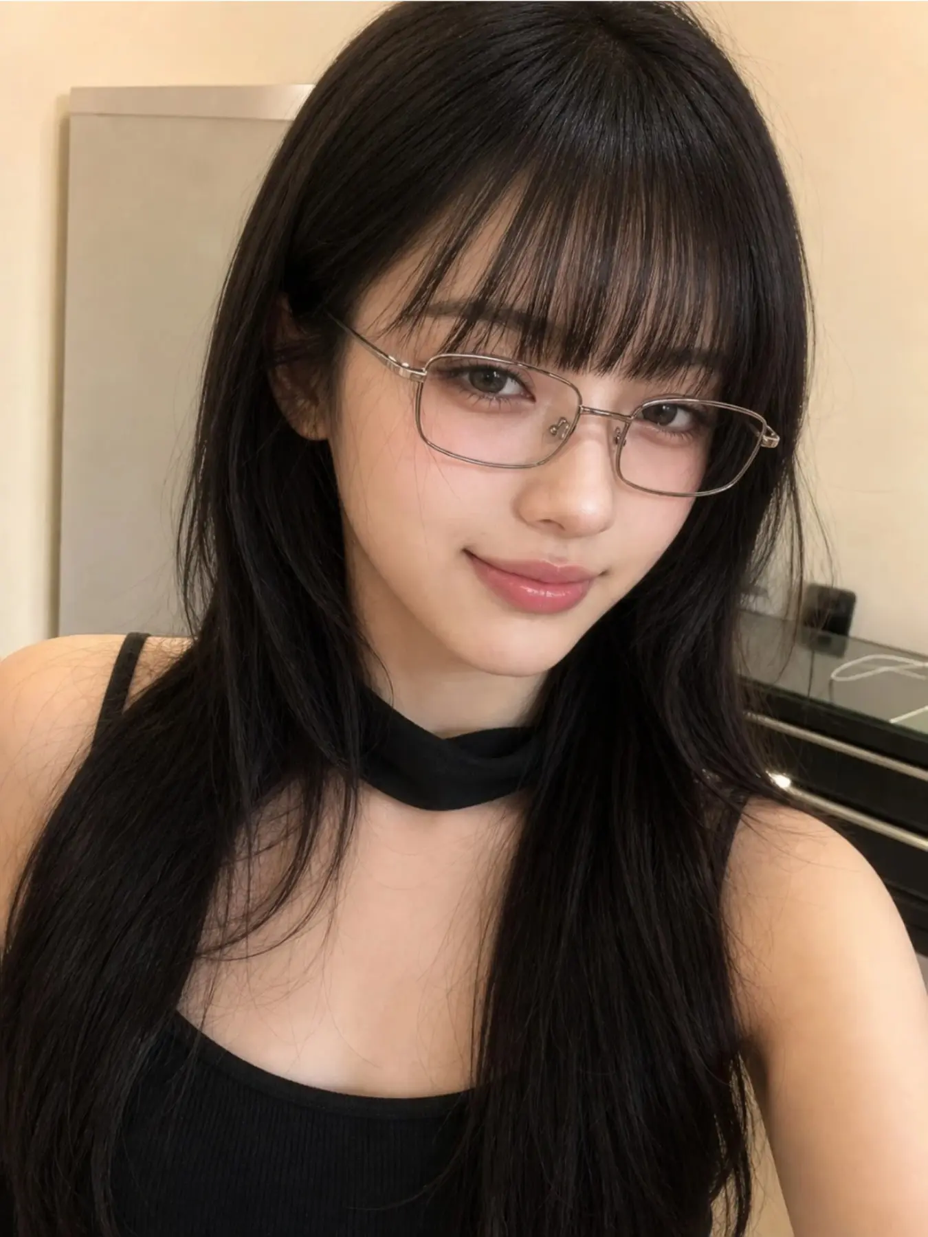 Vintage Small Frame Y2K Silver Color Metal Glasses, Eyeglass Frames, Transparent Lenses, Unisex Japanese Style Full Frame, Casual All Seasons