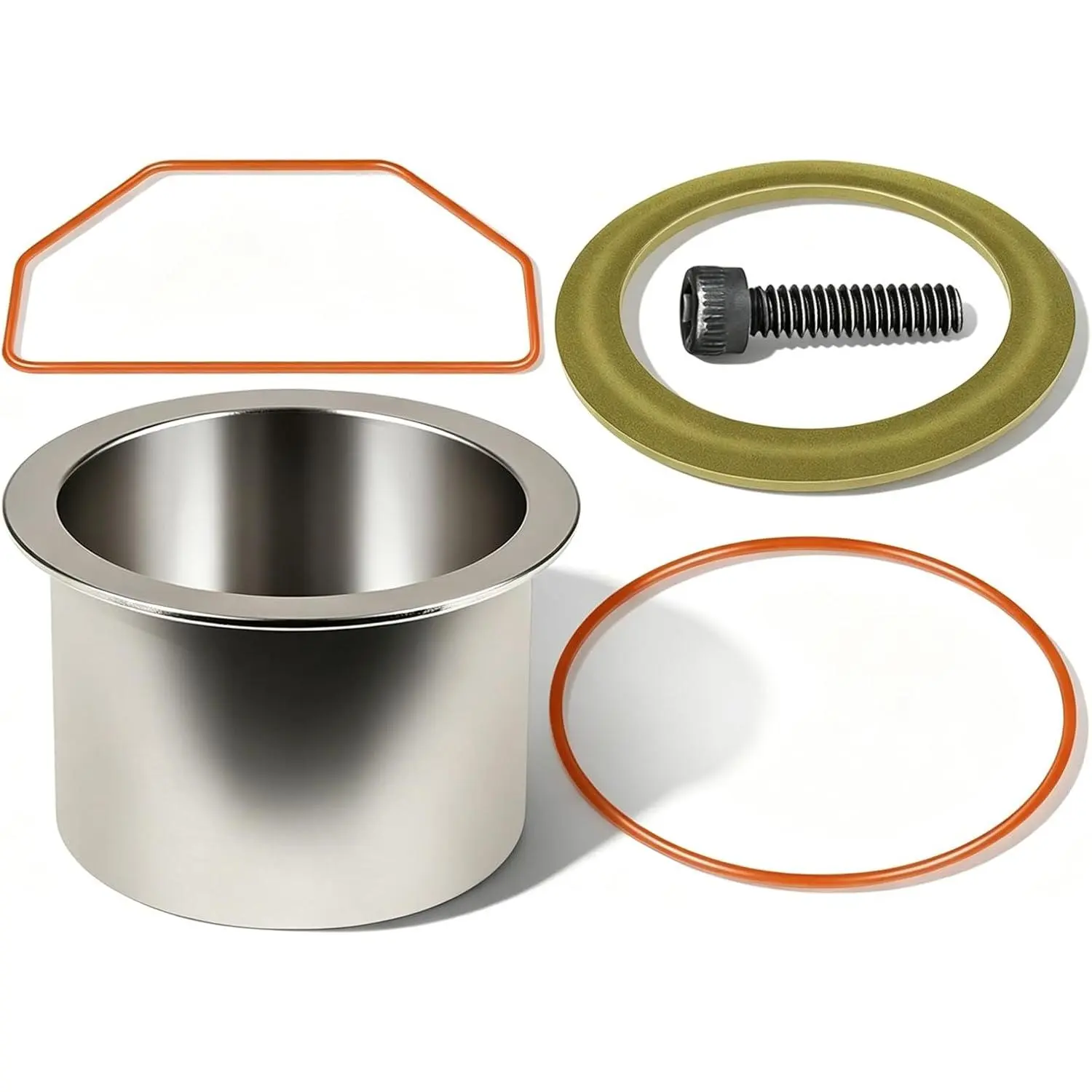 K-0650 Air Compressor Cylinder Sleeve and Compression Ring Kit For  DeVilbiss Porter   Oil-Free Air Compressors, Professional  Repair Kit with O-Rings Restores