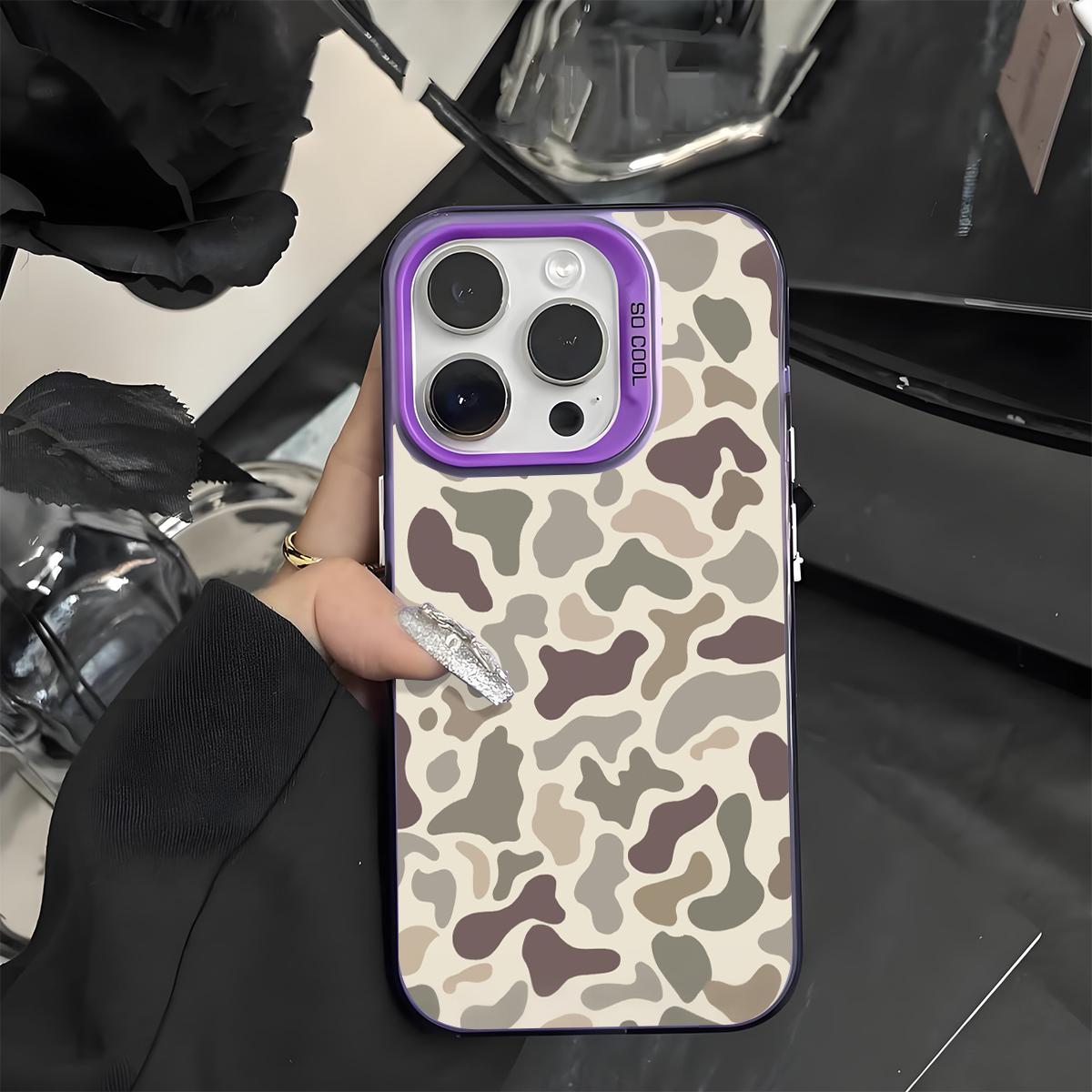 Camo Pattern Shockproof Phone Case for iPhone 7 8 X XS 11 12 13 14 15 16 17 Pro Max Plus 16E Air XR Protecitved Cover Vintage Sitka Camouflage Magsafe