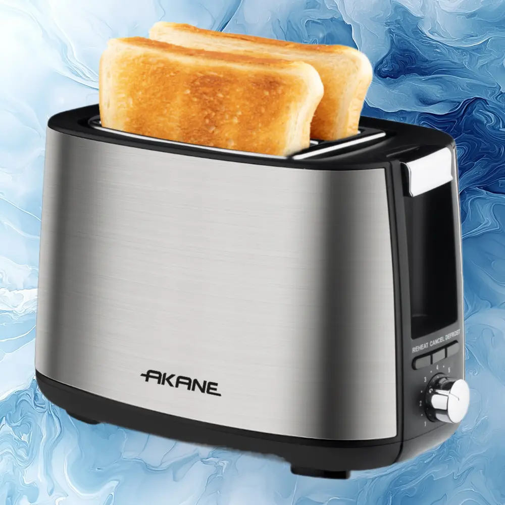 Two Slice Household Toaster Multifunctional Breakfast Maker Sandwich Press Bread Toaster Machine