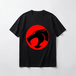 New Cartoon Anime Thundercats Short-Sleeve T-Shirt - Men's/Women's Funky Hip-Hop Cartoon Sports Tops, Oversized Harajuku Streetwear, Casual Regular Fit Round Neck Clothing 24209, Shortsleeve