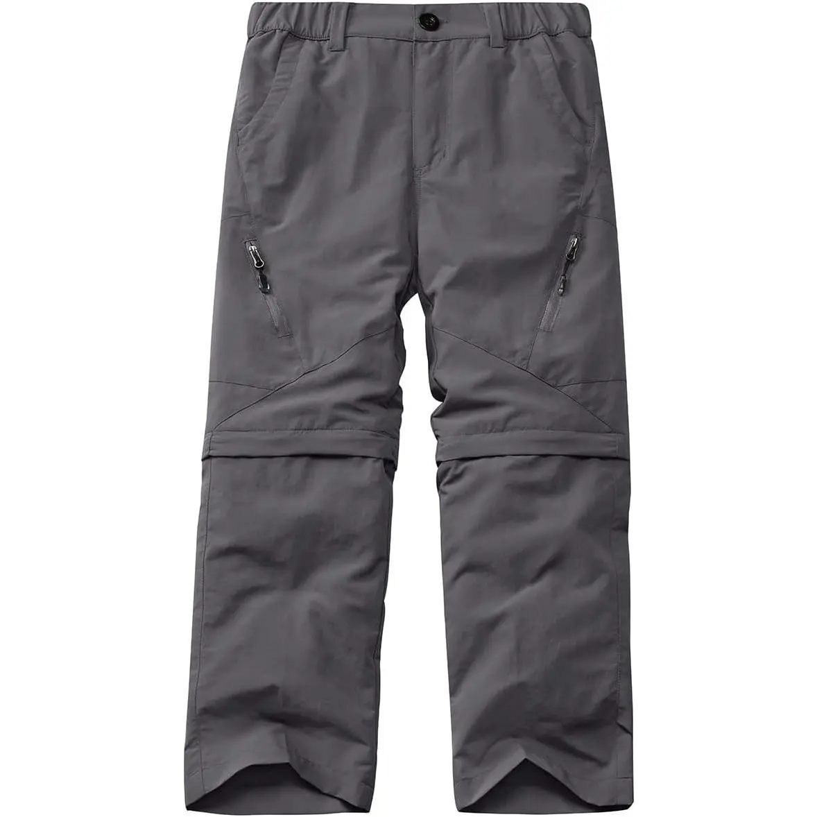 Pants for Boys Scout Kids Hiking Convertible Zip Off Cargo Safari | Youth Girls Teen Outdoor Quick Dry UPF 50+ Lightweight Waterproof Fishing Hunting Camping Casual Clothes 5-18Y