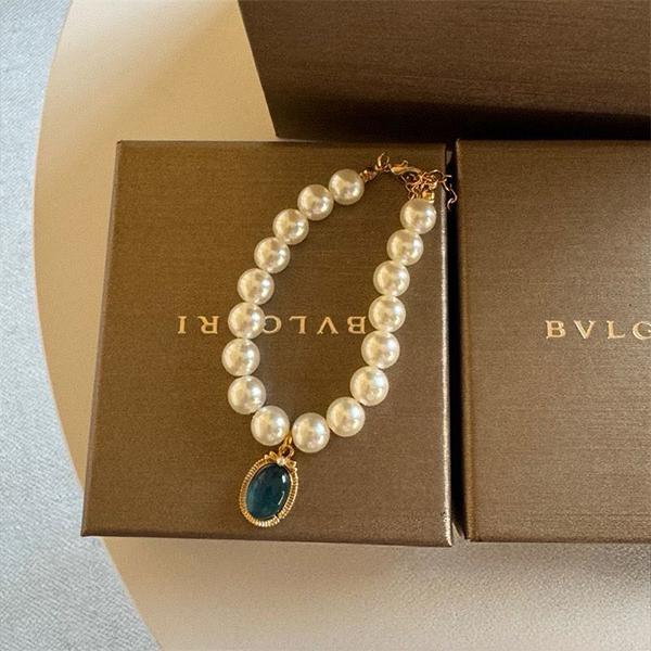 Luxury Pearl Pet Necklace, Cute Cat Dog Collar with Gem Pendant, Adjustable Pet Jewelry for Small Dogs Cats, Fashion Pet Accessory for Photoshoot Party