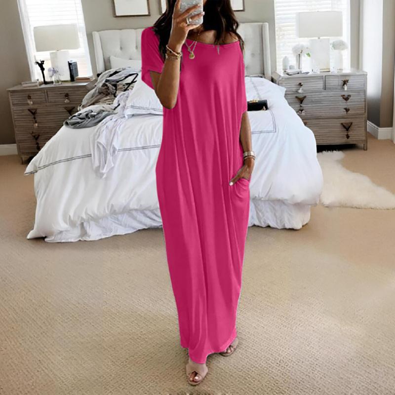 Women's loose casual striped dress, roundneck short sleeves comfortable home wear,elegant Victorian style for autumn and winterSeasons