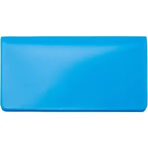 Sky Blue Top Tear Personal Vinyl Checkbook Cover