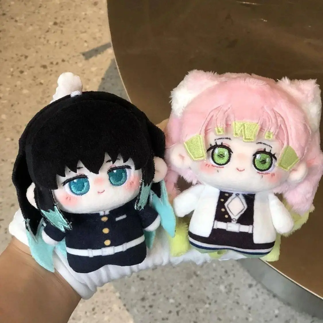 10cm Unisex Demon Slayer Tokito Muichiro Chibi Stuffed Plush Doll - Japanese Anime & Manga Character Toy, Cosplay Accessory, Birthday Gift (Character Stuffed Toys Category)