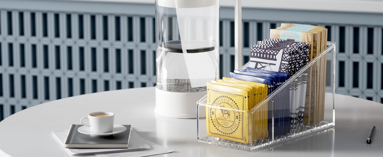 Remote Control Holder Transparent TV Remote Control Storage Box Household Small Plastic Storage Box, 1 Piece