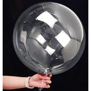 20 Inch 10 Pcs Clear Large Transparent Bobo Bubble Balloons for Christmas Wedding Birthday Party Decoration