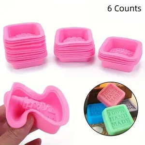 Silicone Soap Mold, Multi-grid Rectangular Soap Mold, DIY Candle Mold, Cake Mold, Baking Mold, 3D Molds