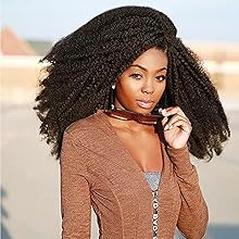 THE WELL KEPT 24 inch Grey ngy Afro Twist Hair 3 packs Pre-Separated Kinky Marley Twist Braiding Hair Soft Pre-fluffed Synthetic Crochet Hair Extensions for Butterfly Locs ng Twist Passion Twists